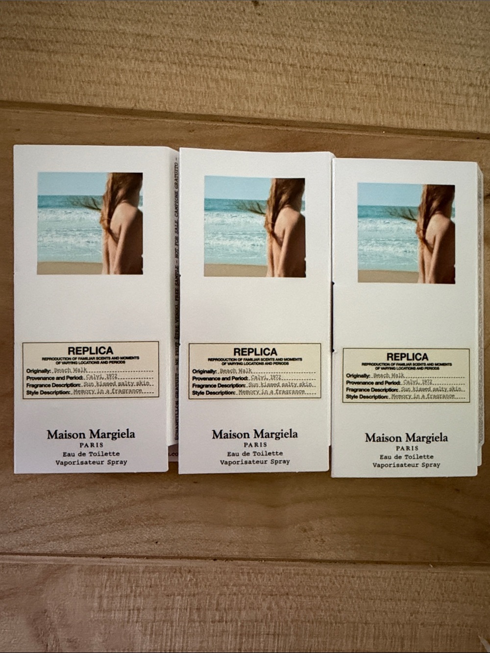 3 x Maison Margiela Replica Beach Walk